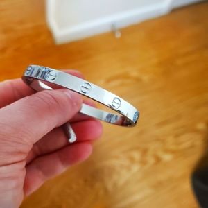 Boutique SILVER screw bracelet
